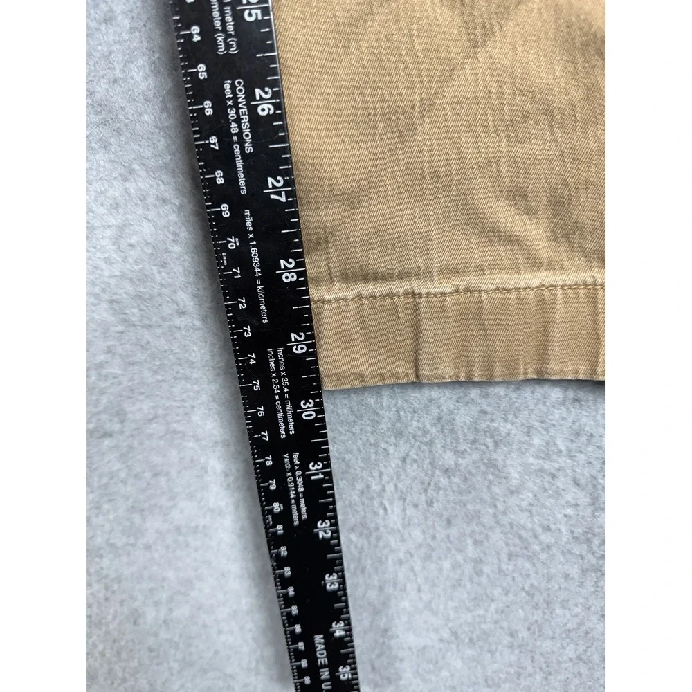 J Crew Pants‎ Mens 32x32 Khaki Tan 484 Slim Stretch Chino Casual Classic Style